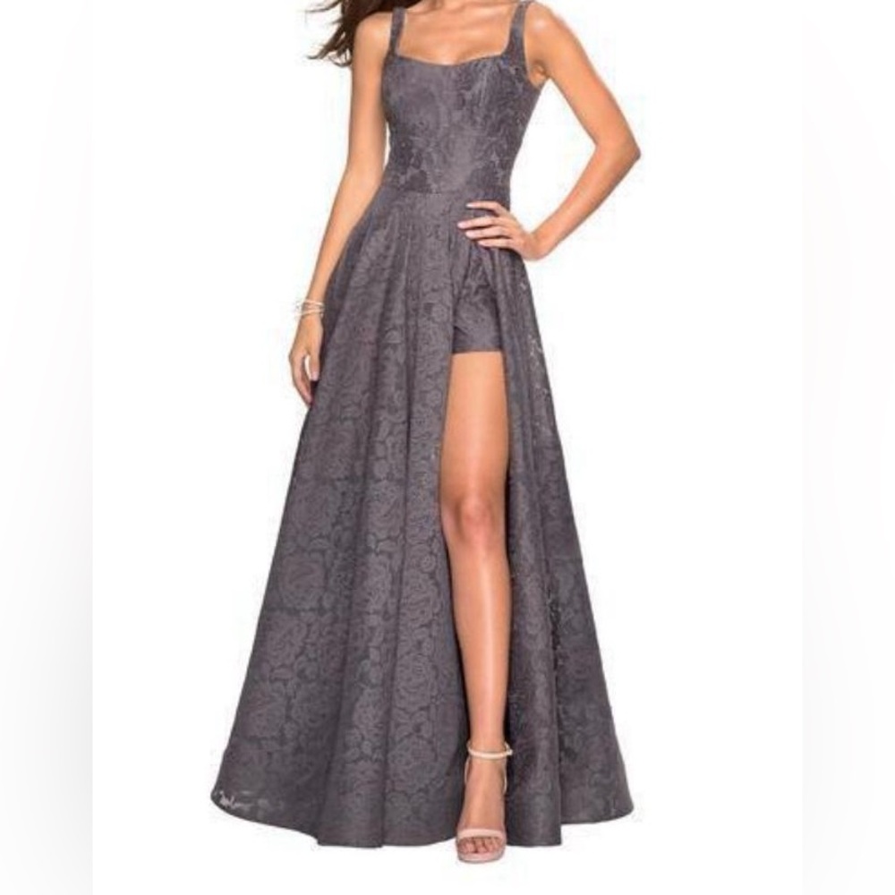 Lace Romper A-Line Dress